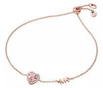 Armband 14K Rose Gold-Plated Heart-Cut Bracelet