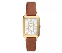 Uhr Raquel Three-Hand Date Medium LiteHide™ Leather Wa