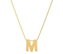 Halskette Necklace Letter M
