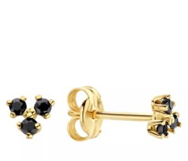 Ohrringe Jackie Miro Triangle Onyx Studs