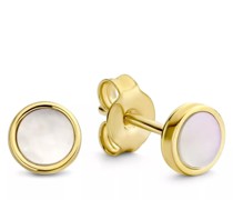 Ohrringe Belleville Luna 14 Karat Oorstekers With Freshwate