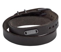 Armbänder Heritage Double Wrap Leather Strap Bracelet