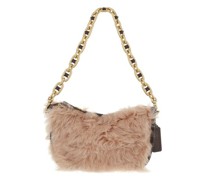 Pochettes The Coach Originals Leather And Shearling Swinger