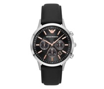 Uhren Chronograph Leather Watch