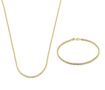 Halskette Cadeau d'Isabel 14 karat necklace and bracelet gif