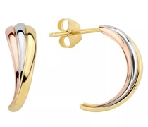 Ohrringe Tricolore Maeva 14 karat ear studs with three colo