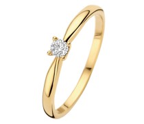 Ring De la Paix Christine 14 karat ring  diamond 0.10