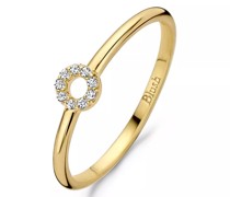 Ring Ring 1217YZI - Gold (14k) with Zirconia