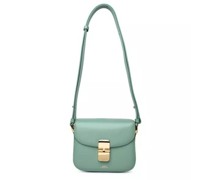 Shopper Grace' Mini Crossbody Bag In Green Leather