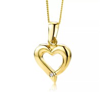 Halskette 0.02ct Diamond Heart Pendant