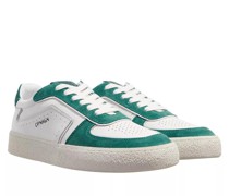 Sneakers CPH264 leather mix white/green