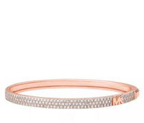 Armband 14K Rose Gold-Plated Pavé Logo Bracelet