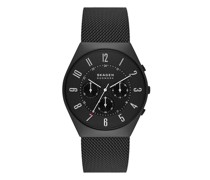 Uhren Grenen Chronograph Midnight Stainless Steel Mesh W