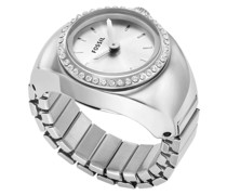 Uhr Watch Ring Two-Hand Stainless Steel