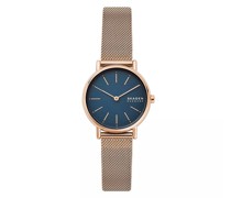 Uhr Signatur Lille Two-Hand Steel Mesh Watch