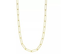 Halskette Necklace Square 45cm, Silver gold plate