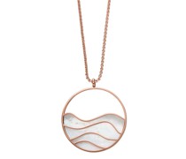 Halskette Agnethe Stainless Steel Mother of Pearl Necklace