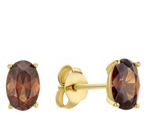Ohrringe Baguette Brune 14 karat stud ear studs