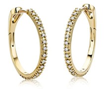 Ohrringe 18KT 0.18ct Diamond Creole Earring
