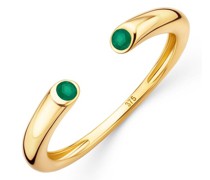 Ring 9K Ring and Emerald (Brazil)