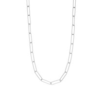 Halskette Necklace Square 45cm, Silver rhodium plate