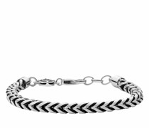 Armbänder Men's Stainless Steel and Nylon Chain Bracelet DX1