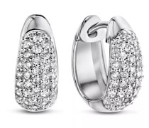 Ohrringe Ponte Vecchio Vasariano 925 hoop earrings zirconia
