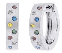Ohrringe Earrings with 16 diamonds zus. approx. 0,16ct