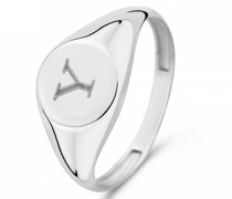 Ring Saint Germain Lauren 14 Karat Signet Ring Letter Y