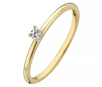 Ring Ring 1200YZI - Gold (14k) with Zirconia