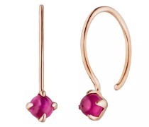 Ohrringe Earrings Cabouchon Ruby
