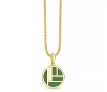 Halskette Bauhaus Ceramic Pendant with Chain