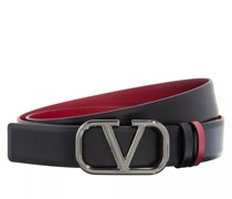 Gürtel Reversible V Logo Signature Buckle Belt