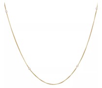 Halskette 9K Solid Scattered Pearl Necklace