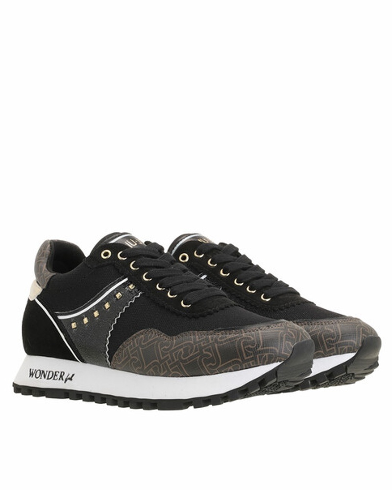 LIU JO Schuhe WONDER 2.0 Metallic/Rip Stop Gold BXX063 EX024 Damen Sneaker Neu