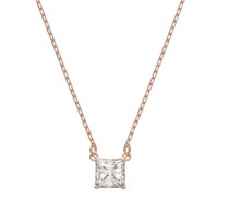 Halskette Attract Square cut rose gold-tone plated