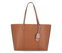 Shopper Brown Pebbled Leather Shoulder Bag