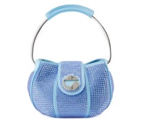 Crossbody Bags Crystal Ring Pouch - Crystal - Blue