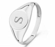 Ring Saint Germain Lauren 14 Karat Signet Ring Letter S