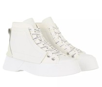 Sneakers Calf Canvas Sole High-Top Sneakers
