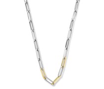 Halskette Bibbiena Poppi Guidi 925 14 karat link necklace