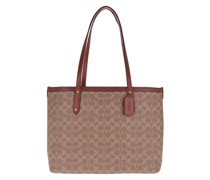 Tote Coated Canvas Signature Central Tote With Zip