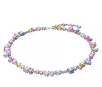 Halskette Gema Mixed cuts Rhodium plated