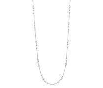 Halskette Necklace Cube 55cm, silver rhodium plate