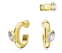 Ohrringe Dextera hoop earrings with ear cuff, Set (3), Pear