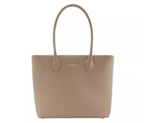 Crossbody Bags Honoré Lysanne Taupe Calfskin Leather Shoulder Bag