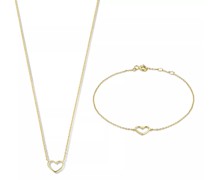 Halskette Cadeau d'Isabel 14 karat necklace and bracelet gif