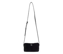 Shopper Black Removable Leather Shoulder Strap Bag