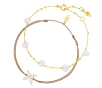 Armband Bracelet Set Flower Pearls