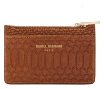 Portemonnaie Honoré Aveline Cognac Calfskin Leather Card Holder